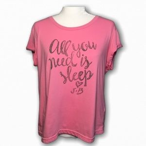 🐚 Jane and Bleecker Pink Cuffed Shirt Sle…